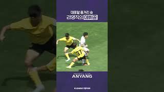 [FC안양] 이번라운드.. 아니 이번 시즌 최고의 골
