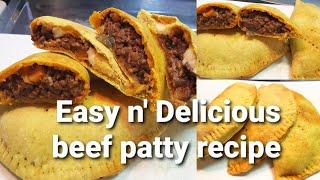 How To Make Jamaican Beef Patties | Simple Recipe | Juicy n' Delicious Must Try!