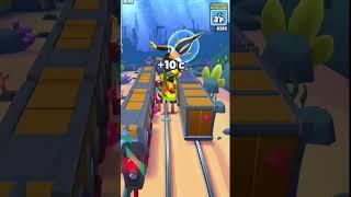 fish head runner watch with me.#games #underwater #subwaysurfers #running