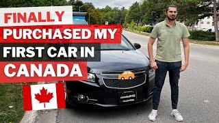 Purchased My first car in Canada | Canada Vlog | PR | International Student | Canada