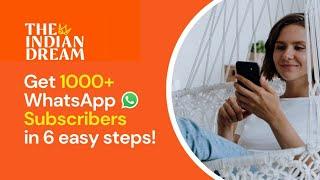 How to Grow WhatsApp Group (6 Easy Steps to get 1000+)