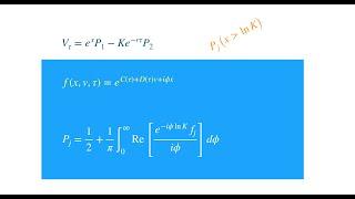 Heston European Option Closed Form Formula