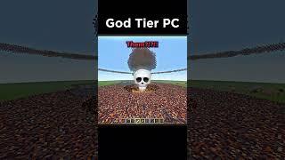 God Tier PC vs Mega TNT Mod in Minecraft 