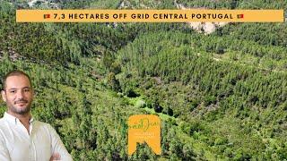 30 000€  Property with 7.3 hectares for sale in central Portugal