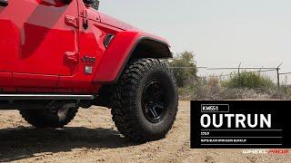 Unveiling the New KMC Wheels - Outrun KM551 17x8.5 Jeep Gladiator | Matte Black w/ Gloss Black Lip