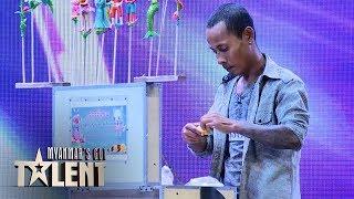 Kyaw Thura: Auditions | Myanmar's Got Talent 2019