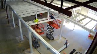 Mezzanine Install Time Lapse (Camera 2)