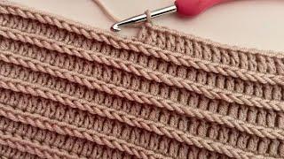 Fun and Easy  Crochet Pattern, Only Two Rows Repeat 