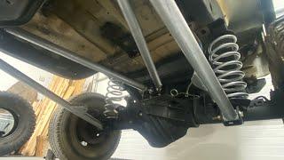 Triangulated 4 link and 14 bolt in Jeep tj