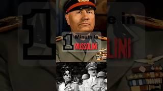 Mussolini in 1 Minute: Rise of Fascism and a Brutal Fall!