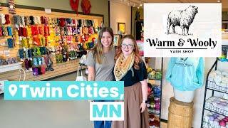 Crocheter's Paradise - WARM & WOOLY Yarn Store Tour in North Branch, MN #unitedskeinsofamerica