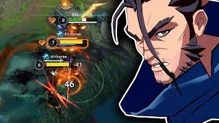 Wild Rift Yasuo Mid Lane Gameplay in Season 16 (Build & Runes)