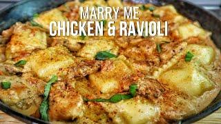 I'm OBSESSED with Marry Me Chicken Ravioli!