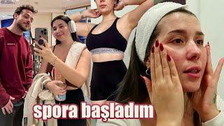 SPORA BAŞLADIM!  | kaç kiloyum? makyaj & cilt bakımı