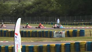 Kart EM Qualifikation 2011 Varennes Frankreich KF3 Finale B Rennen 1 Teil 1.MTS