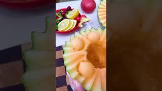 Don't use a kitchen knife to eat watermelon. Use it to cut it into pieces in one second