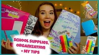 Back to School 101: Supplies Haul, Organization, + My Tips! | Lindsey Hughes