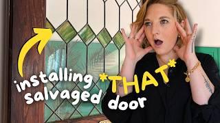 How I Installed a Salvaged Door in My Creative Studio!