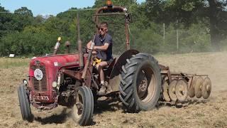 Vintage Tractors at Rural Past Times Show - Nuffield & Massey Ferguson