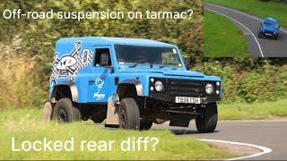 A lap round Curborough Sprint course in this 250bhp TD5 Defender GM90