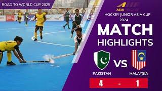 Pakistan Vs Malaysia Hockey Highlights | Hockey Men's Junior Asia Cup 2024