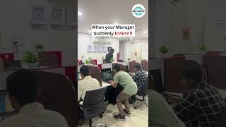 When Manager Suddenly Enters| Office Meme | Manager Meme | Funny Memes #office #shorts #viralvideo