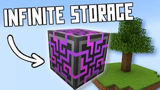 I Made Infinite Storage in Minecraft's Most Addicting Skyblock!