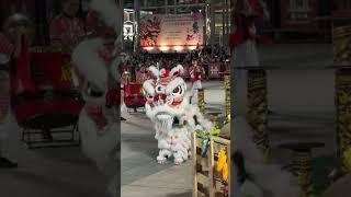 Lion Dance - amazing dismount | Yi Wei Athletic Association