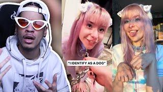 This TikTok "Dog Girl" Has Some Serious Issues lol...