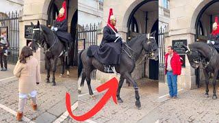 Horse Spooked After Tourists Get too Close!! a Close Call 