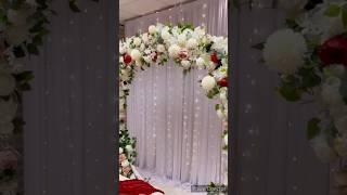 best wedding stage backdrop decoration ideas #shorts #youtubeshorts #viral