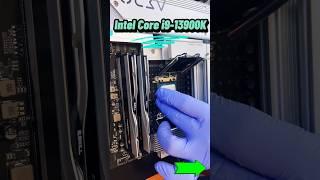 QUICK CPU Installation for Gamer PC!|Intel Core i9-13900K #shorts #gamer #pc