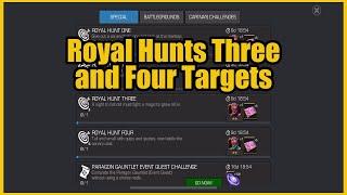 Royal Hunt Three and Four Targets MCOC