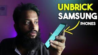 How To Unbrick Any Samsung Phone By Flashing Stock Firmware!