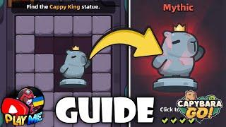 HOW TO FIND CAPPY KING STATUE? - Capybara Go! Goblin Miner Guide & Tips