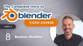 Blender Beginner Tutorial – Boolean Modifier