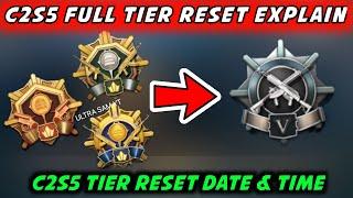 C2S5 TIER RESET BGMI  BGMI TIER RESET EXPLAIN  M9 TIER RESET TIME  C2S5 CONQUEROR RANK PUSH TIPS