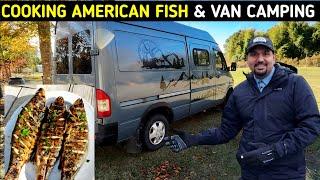 CAMPING IN AMERICA & COOKING FISH || Indian in USA @SuntyDreams