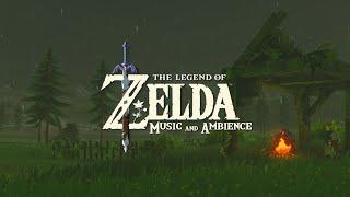 take a moment... dreamy zelda relaxing music with rain ambience