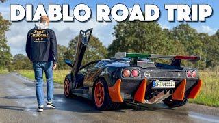 Driving A Lamborghini DIABLO SV-R To GERMANY! [500 Miles]