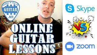 Skype Vs Zoom - Online Guitar Lessons