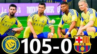 FC 25 - MESSI RONALDO NEYMAR & MBAPPE | ALL STARS | AL NASSR 105-0 FC BARCELONA #fc25