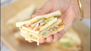 Veg Club Sandwich | Restaurant Style Club Sandwich | Rj Payal's Kitchenn