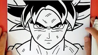 COMO DESENHAR O GOKU INSTINTO SUPERIOR