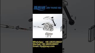 JIN YANG HU 3D Detail Display of Hand Winch Portable Manual Winch for Lifting #winch #handtools