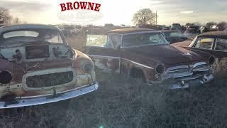 3000 CLASSIC CARS!!! Browne Auto Salvage  #junkyard #hotrod #musclecar #mopar #restoration