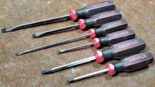 Harbor Freight Doyle Heavy Duty Screwdriver Set Review