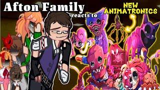 Afton Family reacts to Poppy Playtime as NEW ANIMATRONICS  FNAF X POPPY PLAYTIME CHAPTER 4 #fnaf