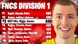 Clix 3RD PLACE FNCS Division 1 