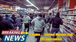It Begins… Starving Migrants Raid NYC Supermarket || Thynk Media.